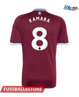 Günstige Aston Villa Boubacar Kamara #8 Heimtrikot 2026-27 Kurzarm